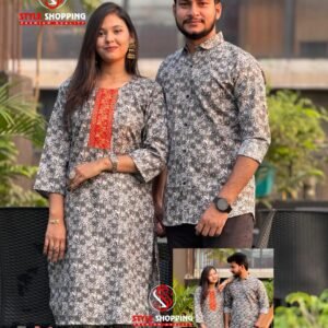 ম্যাচিং কাপল ড্রেস শার্ট টু পিস